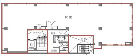 ブライトコアビル新館基準階図面