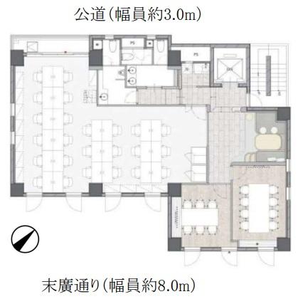 MS日本橋ビル基準階図面