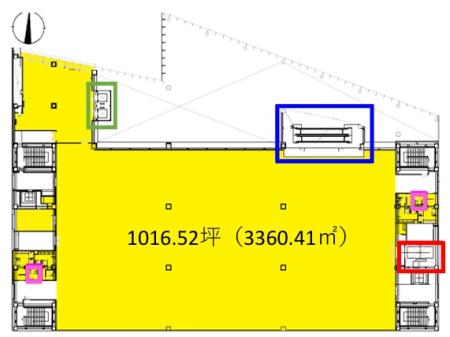 ニューシティ多摩センタービル基準階図面