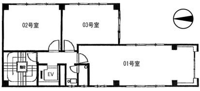神田カトランビル基準階図面