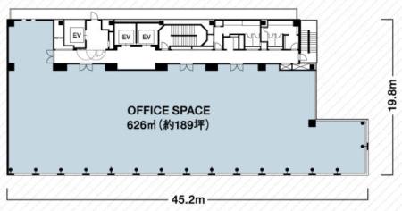 クロス銀座基準階図面