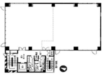 渋谷TSKビル基準階間取り図