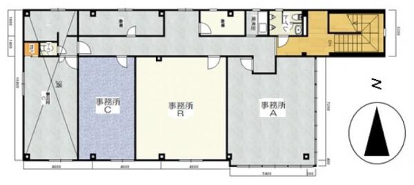 紙谷第２ビル基準階間取り図