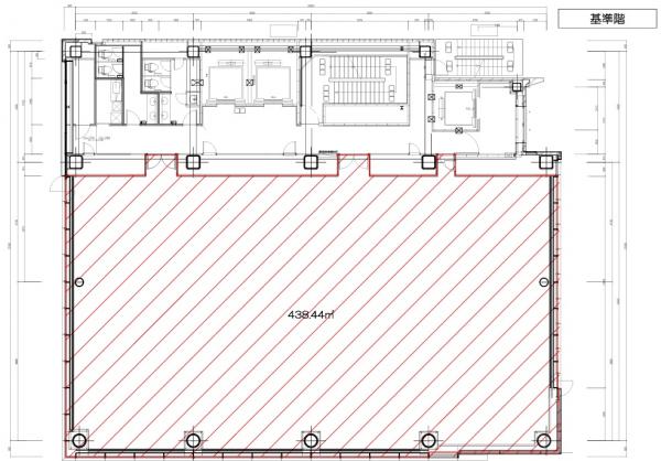 TSHG淀屋橋ビル基準階図面