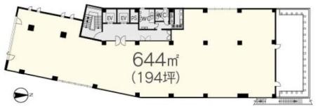 澁澤荻窪ビルディング基準階図面