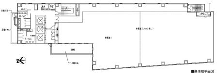 JRE東五反田一丁目ビル基準階図面