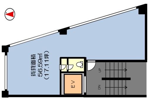 リンデンビル基準階図面
