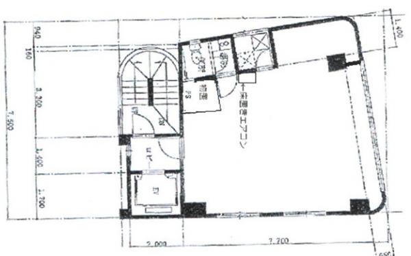 サンローゼ本山ビル基準階図面