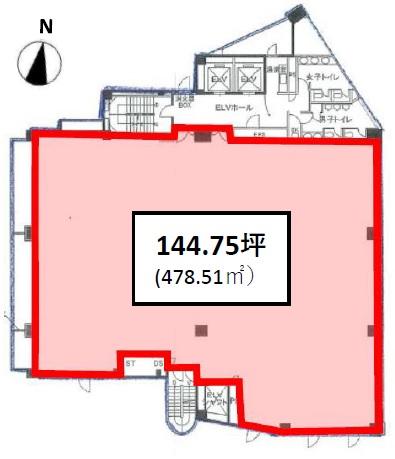 寿光ビル基準階間取り図