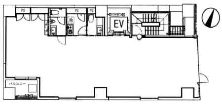 東京NSビル基準階図面