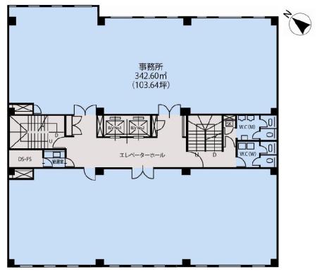 小浦第2ビル基準階図面