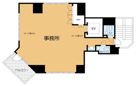 VORT代々木基準階間取り図