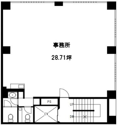 ラヴィーナ新橋基準階図面