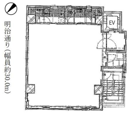 アロス渋谷基準階図面