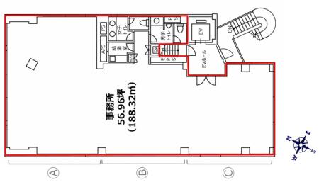 林五ビル基準階図面