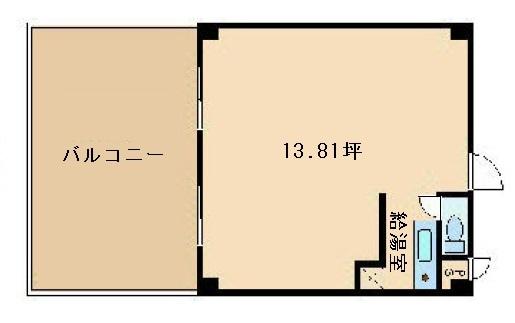 シティコート新大阪ビル基準階間取り図