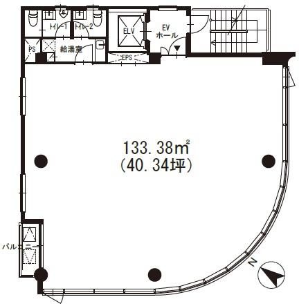 ＳＫ青山ビル基準階間取り図