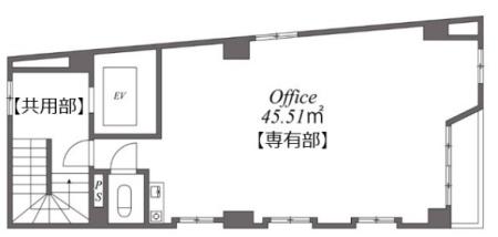 ユービズ神⽥神保町基準階図面