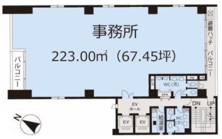 髙木ビル基準階図面