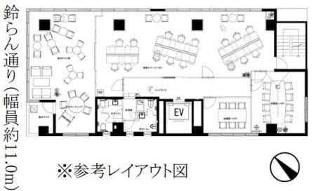 BRICK GATE 茅場町基準階図面