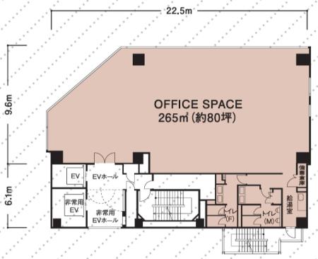 BIZCORE赤坂見附基準階図面