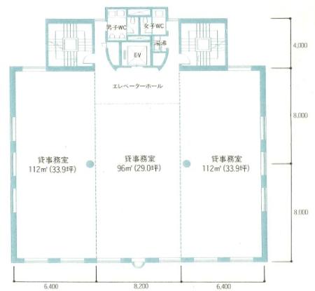 Ｅ＆Ｅビル基準階図面