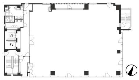 中央法規ビル基準階図面