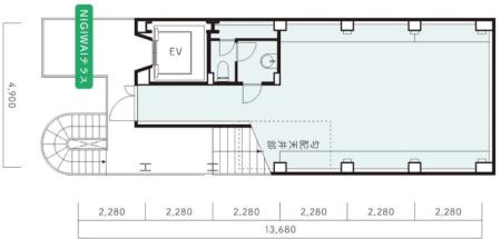 Ｓｒｅｅｄ　ＥＢＩＳＵ＋ｔ基準階間取り図