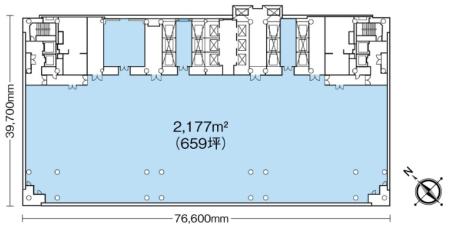 日本生命丸の内ビル基準階図面