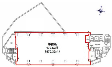 ONEST元代々木スクエア基準階図面
