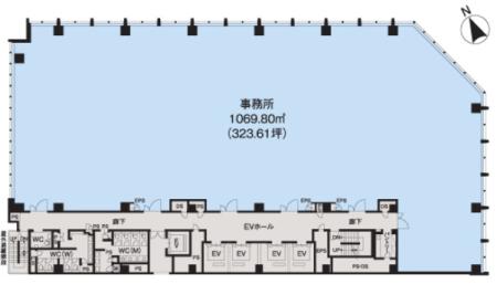エンパイヤビル基準階図面