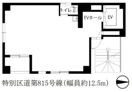 浜松町ウエストビル基準階図面