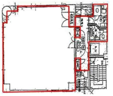 銀座プルミエビル基準階図面