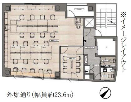 THE GATE ICHIGAYA基準階図面