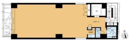 VORT芝大門Ⅲ基準階図面