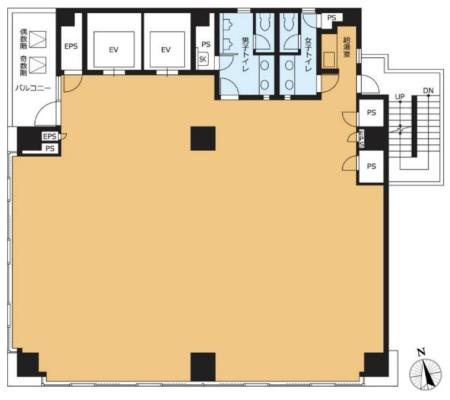 VORT浜松町Ⅱ基準階図面