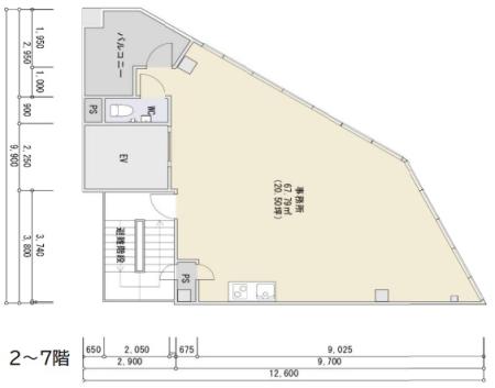 （仮称）吉野4丁目サンアイオフィスビル2～7階