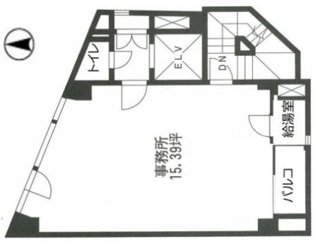 須田町パークビル基準階図面