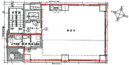 パインクレストビル基準階間取り図