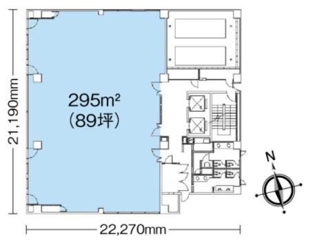 ニッセイ王子ビル基準階図面