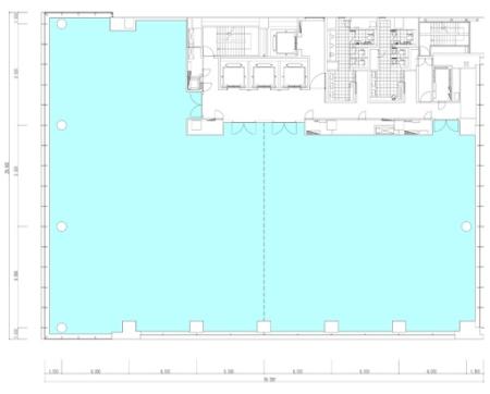 住友商事京橋ビル基準階間取り図