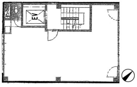 第一南川ビル基準階図面