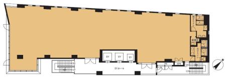 VORT渋谷Ⅱ基準階間取り図