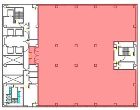 天王洲ファーストタワー基準階図面