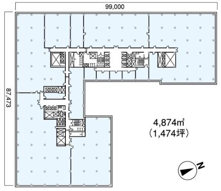 新国際ビル基準階図面