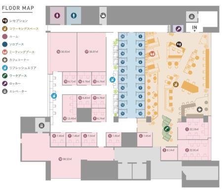 SENQ青山並木通り基準階図面