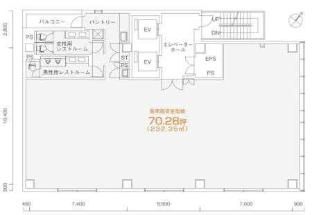 ＰＭＯ日本橋大伝馬町基準階図面