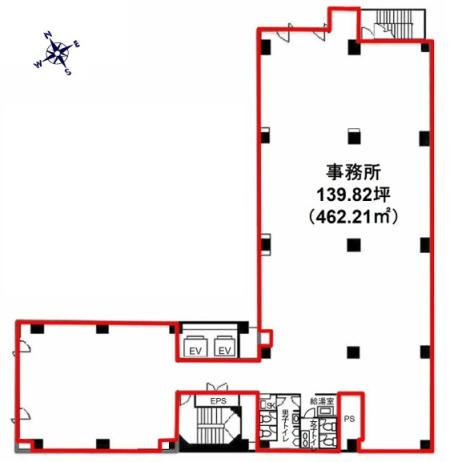 内山ビル基準階図面