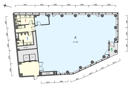 新宿セントランドビル基準階図面