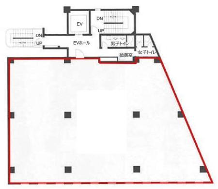 大阪ガス都市開発赤坂ビル基準階図面